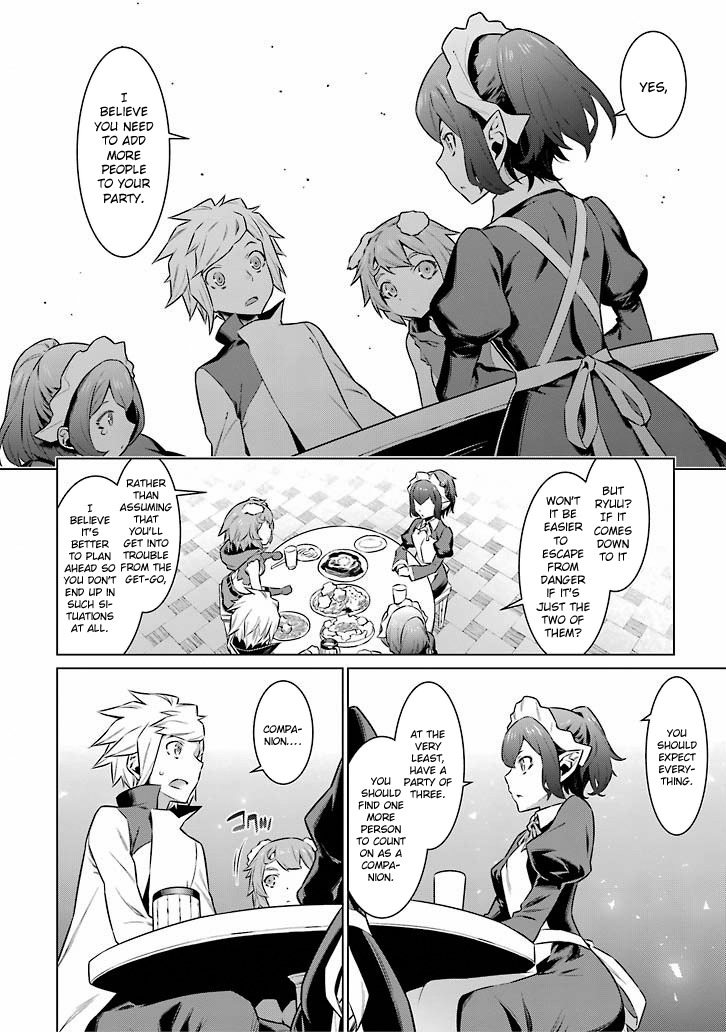 Dungeon ni Deai o Motomeru no wa Machigatte Iru Darou ka Chapter 49 page 12 - Chapter 49: A New Encounter *