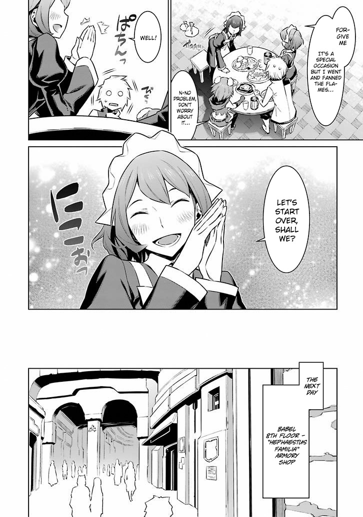 Dungeon ni Deai o Motomeru no wa Machigatte Iru Darou ka Chapter 49 page 20 - Chapter 49: A New Encounter *