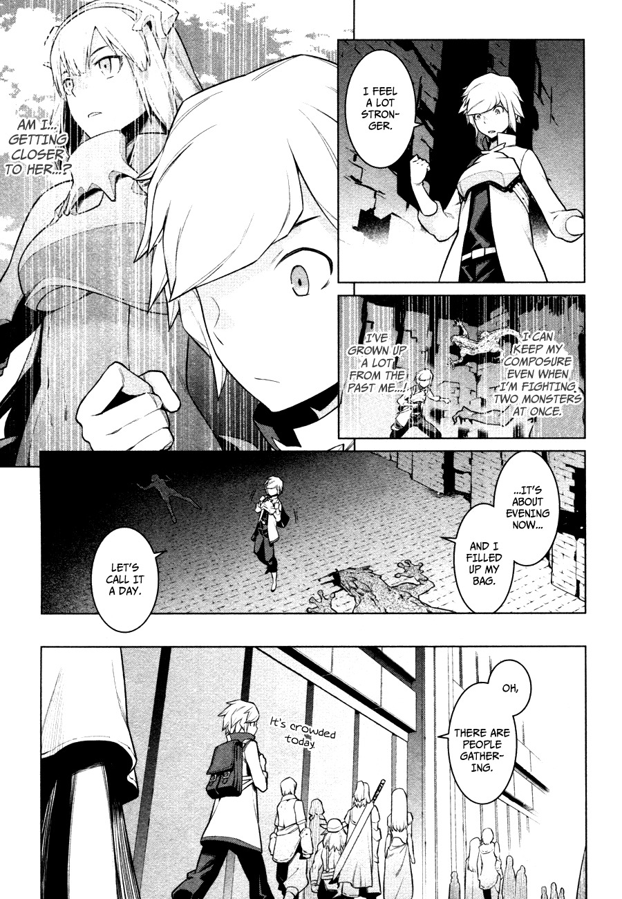 Dungeon ni Deai o Motomeru no wa Machigatte Iru Darou ka Chapter 5 page 11 - Chapter 5: A Goddess' Prank