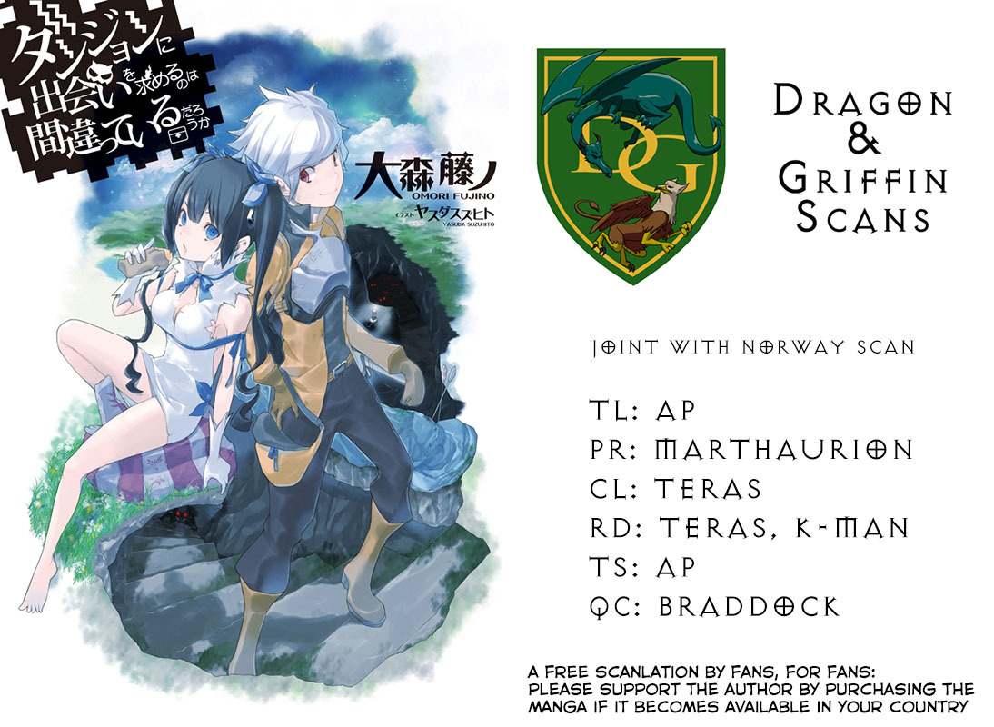 Dungeon ni Deai o Motomeru no wa Machigatte Iru Darou ka Chapter 5 page 23 - Chapter 5: A Goddess' Prank