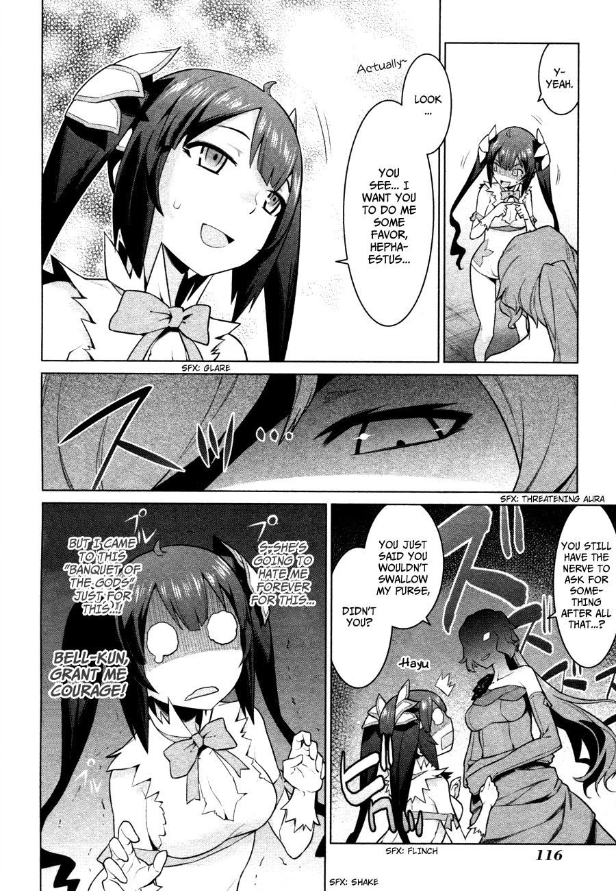 Dungeon ni Deai o Motomeru no wa Machigatte Iru Darou ka Chapter 5 page 6 - Chapter 5: A Goddess' Prank