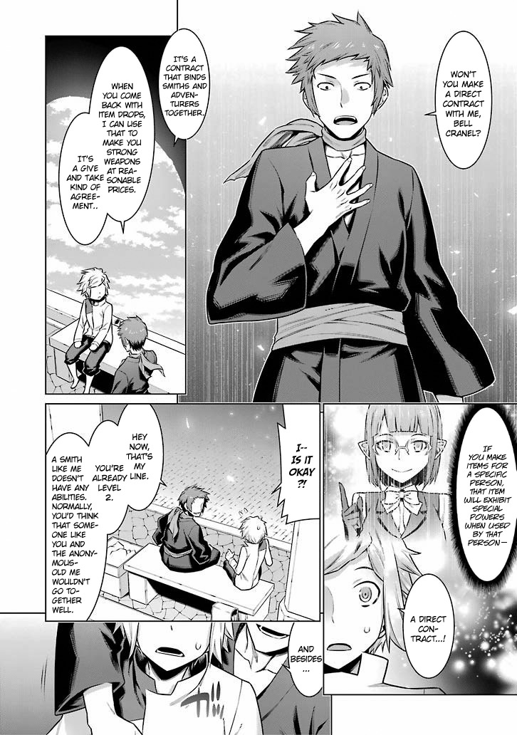 Dungeon ni Deai o Motomeru no wa Machigatte Iru Darou ka Chapter 50 page 10 - Chapter 50: Increasing the Relationships
