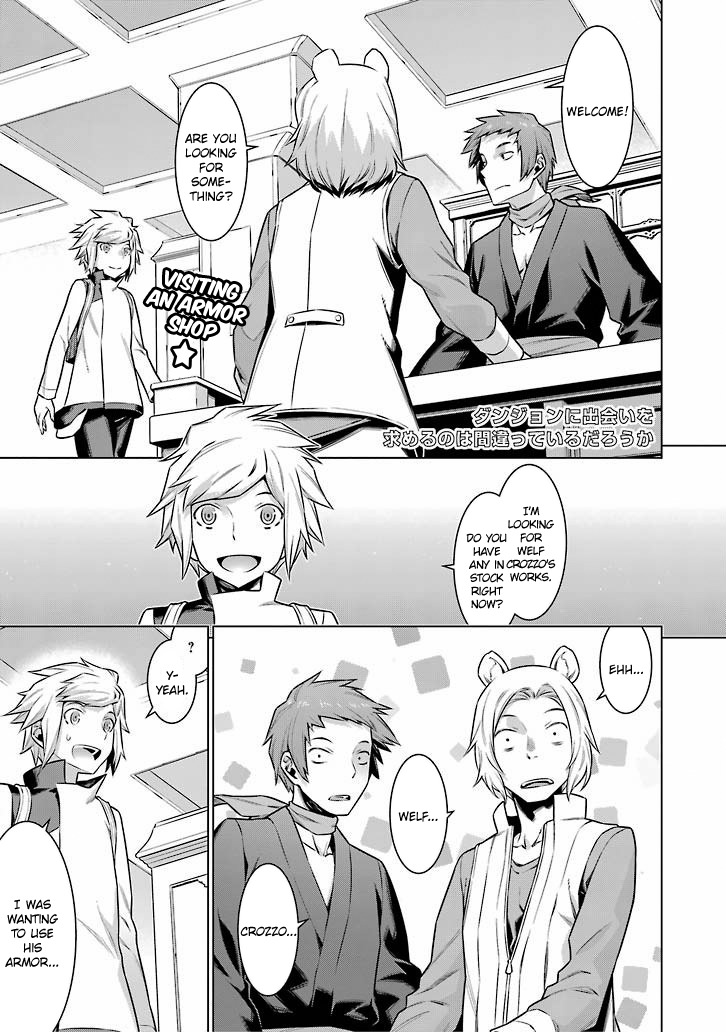 Dungeon ni Deai o Motomeru no wa Machigatte Iru Darou ka Chapter 50 page 3 - Chapter 50: Increasing the Relationships