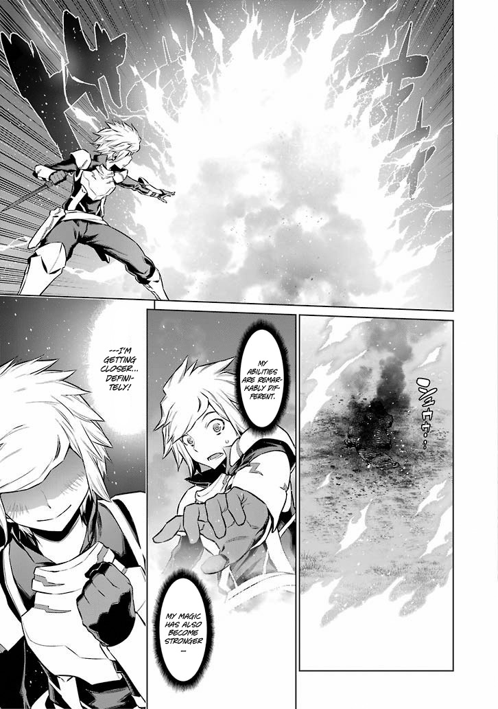 Dungeon ni Deai o Motomeru no wa Machigatte Iru Darou ka Chapter 51 page 18 - Chapter 51: The Rank Ups Blessing