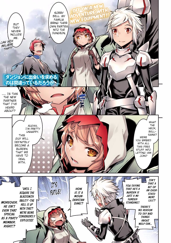 Dungeon ni Deai o Motomeru no wa Machigatte Iru Darou ka Chapter 51 page 3 - Chapter 51: The Rank Ups Blessing