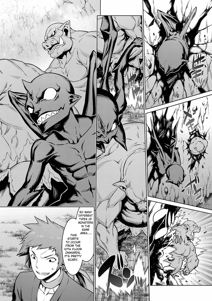 Dungeon ni Deai o Motomeru no wa Machigatte Iru Darou ka Chapter 51 page 9 - Chapter 51: The Rank Ups Blessing