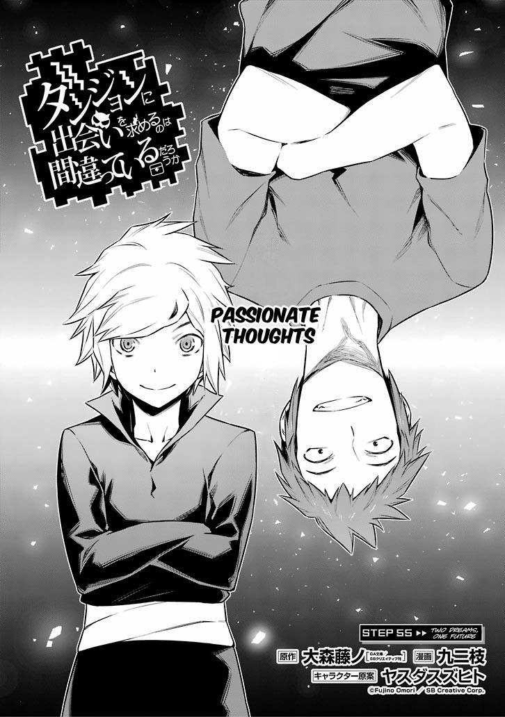 Dungeon ni Deai o Motomeru no wa Machigatte Iru Darou ka Chapter 55 page 6 - Chapter 55: Two Dreams, One Future