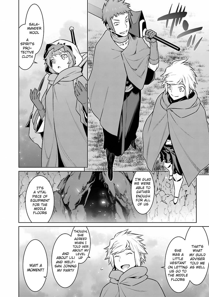 Dungeon ni Deai o Motomeru no wa Machigatte Iru Darou ka Chapter 56 page 15 - Chapter 56: A New Advance
