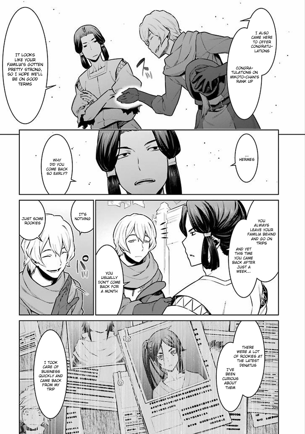 Dungeon ni Deai o Motomeru no wa Machigatte Iru Darou ka Chapter 57 page 7 - Chapter 57: Herald of the Sign
