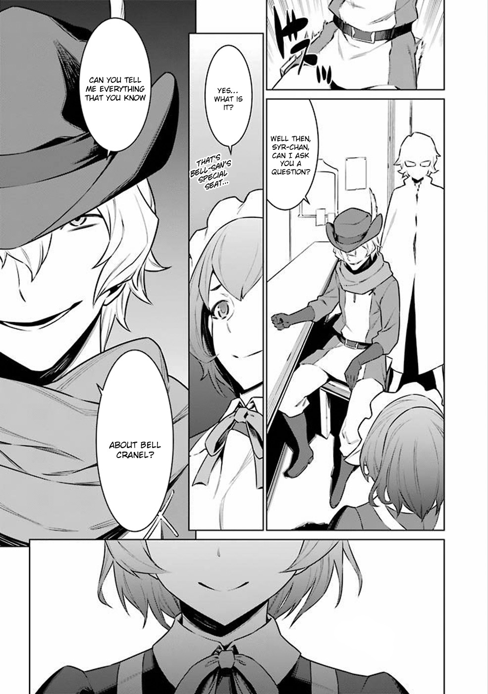 Dungeon ni Deai o Motomeru no wa Machigatte Iru Darou ka Chapter 58 page 14 - Chapter 58: Premonition of a Complication