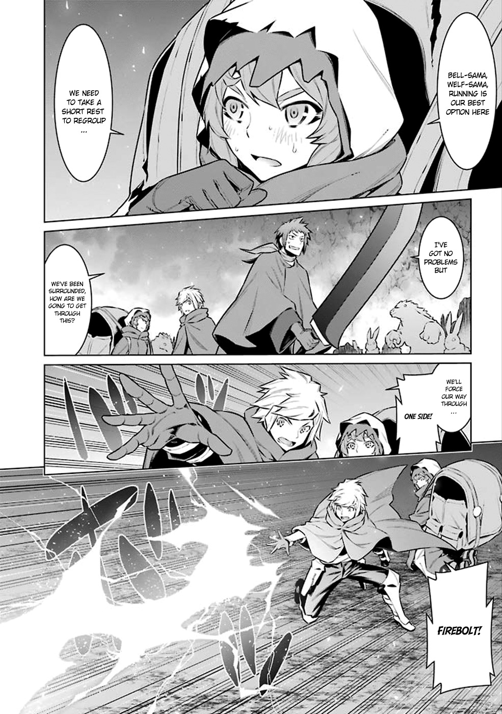 Dungeon ni Deai o Motomeru no wa Machigatte Iru Darou ka Chapter 59 page 14 - Chapter 59: Change "Trust" into "Power"