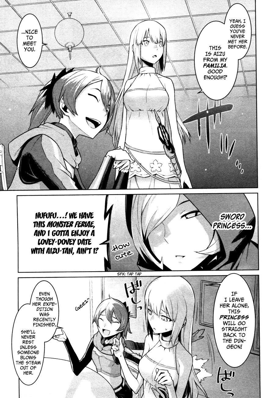 Dungeon ni Deai o Motomeru no wa Machigatte Iru Darou ka Chapter 6 page 13 - Chapter 6: The Monster Feriae Begins