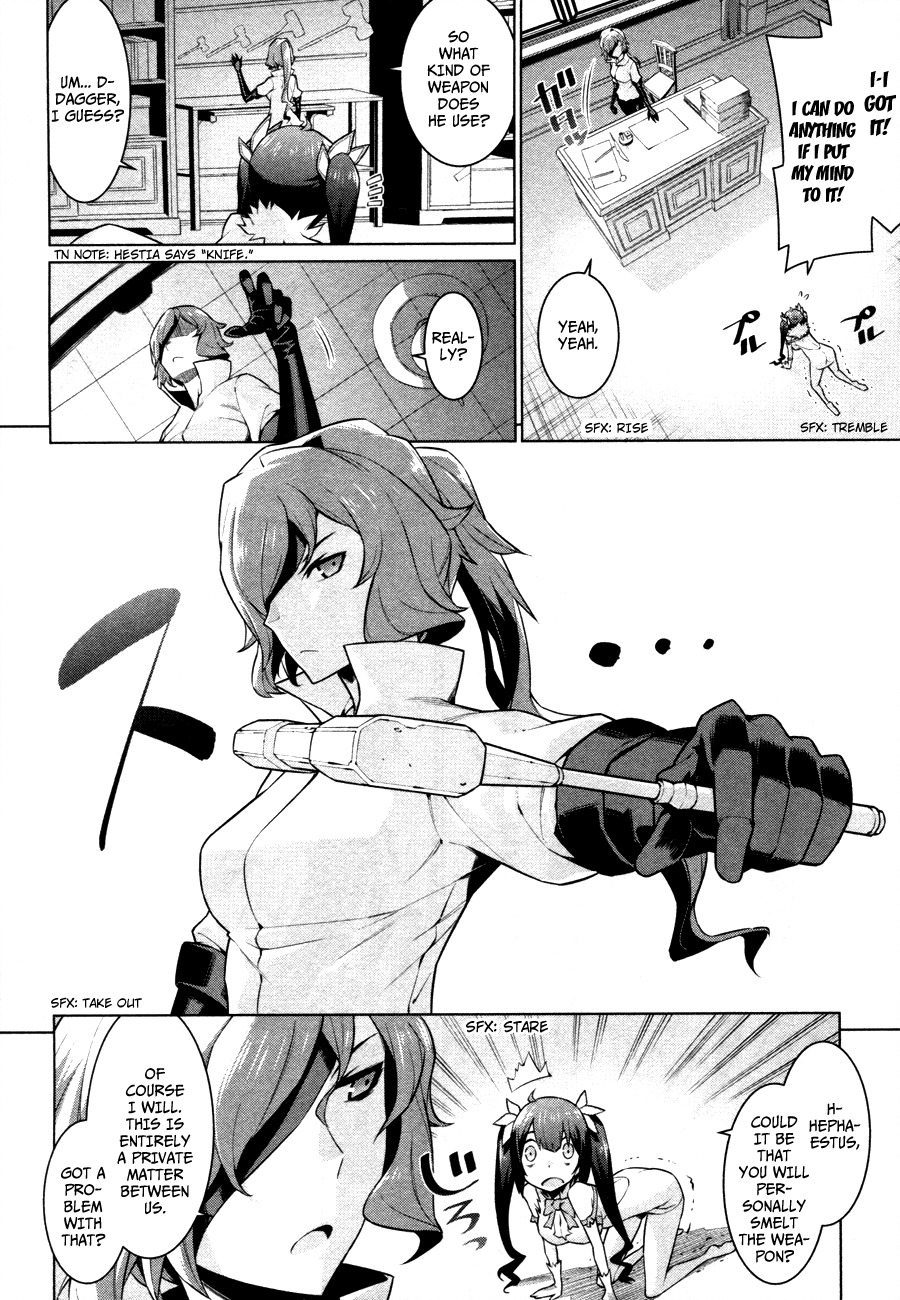 Dungeon ni Deai o Motomeru no wa Machigatte Iru Darou ka Chapter 6 page 6 - Chapter 6: The Monster Feriae Begins