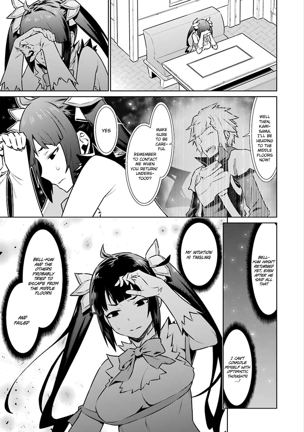 Dungeon ni Deai o Motomeru no wa Machigatte Iru Darou ka Chapter 60 page 7 - Chapter 60: Decision and Proposal