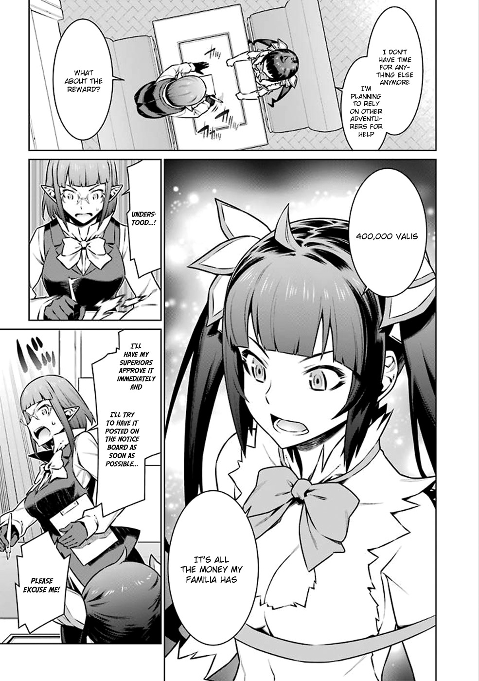 Dungeon ni Deai o Motomeru no wa Machigatte Iru Darou ka Chapter 60 page 9 - Chapter 60: Decision and Proposal