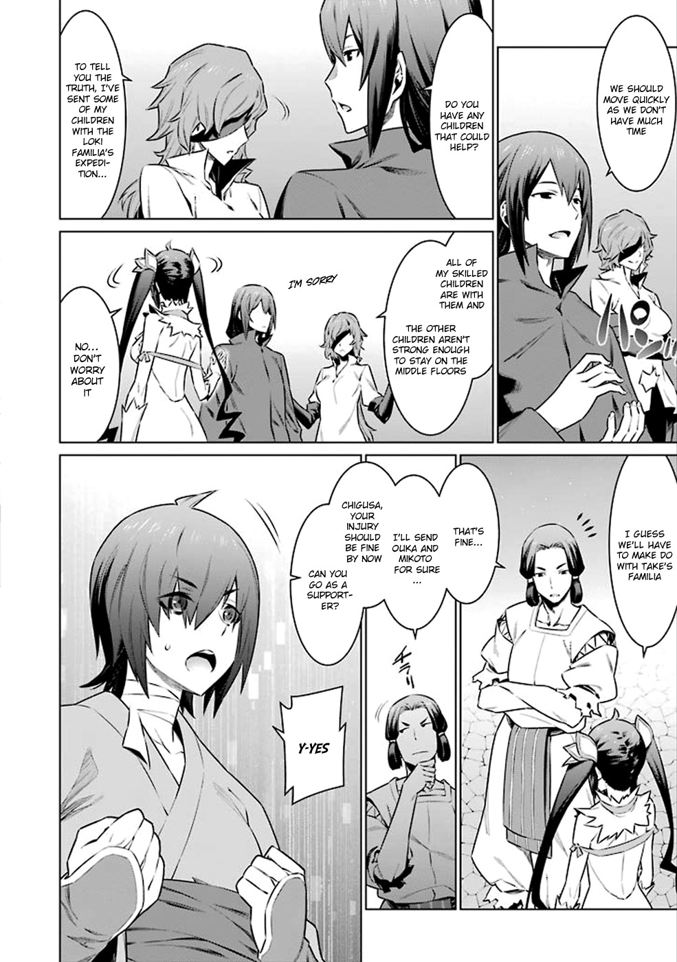 Dungeon ni Deai o Motomeru no wa Machigatte Iru Darou ka Chapter 61 page 11 - Chapter 61: The Gods' Decision