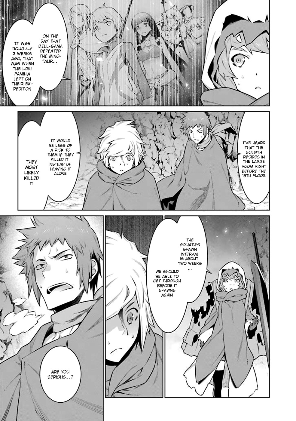 Dungeon ni Deai o Motomeru no wa Machigatte Iru Darou ka Chapter 61 page 6 - Chapter 61: The Gods' Decision