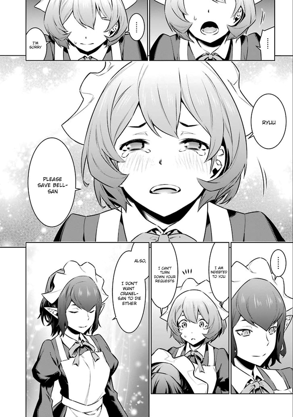 Dungeon ni Deai o Motomeru no wa Machigatte Iru Darou ka Chapter 62 page 14 - Chapter 62: The Gale Joins The Battle