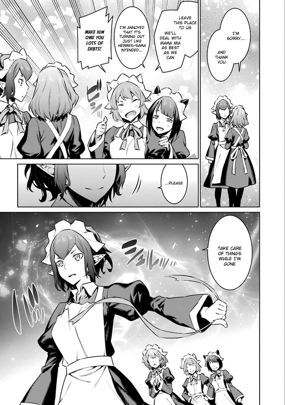 Dungeon ni Deai o Motomeru no wa Machigatte Iru Darou ka Chapter 62 page 15 - Chapter 62: The Gale Joins The Battle