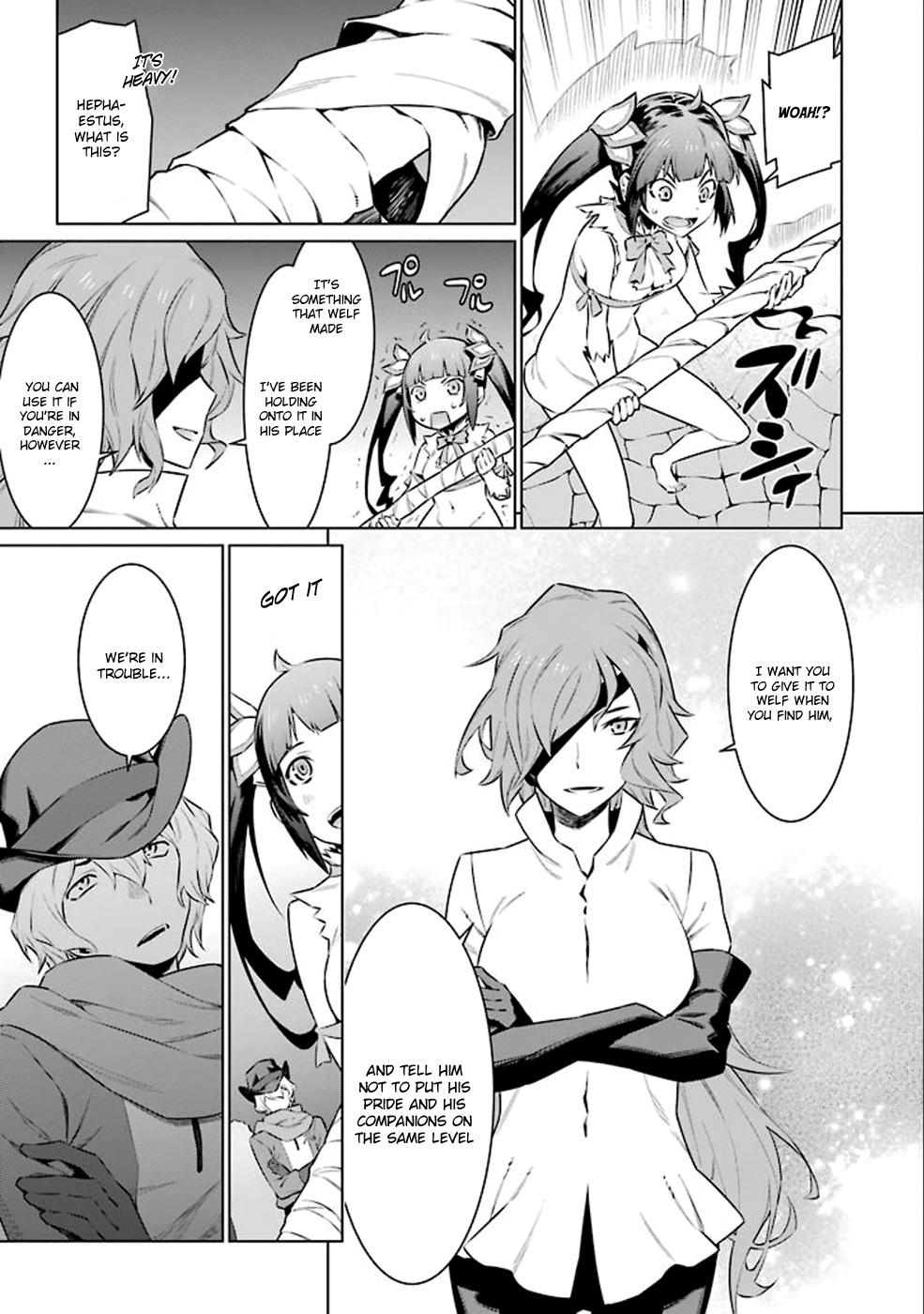 Dungeon ni Deai o Motomeru no wa Machigatte Iru Darou ka Chapter 62 page 7 - Chapter 62: The Gale Joins The Battle