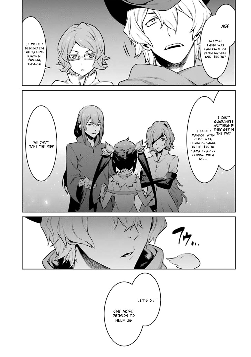 Dungeon ni Deai o Motomeru no wa Machigatte Iru Darou ka Chapter 62 page 8 - Chapter 62: The Gale Joins The Battle