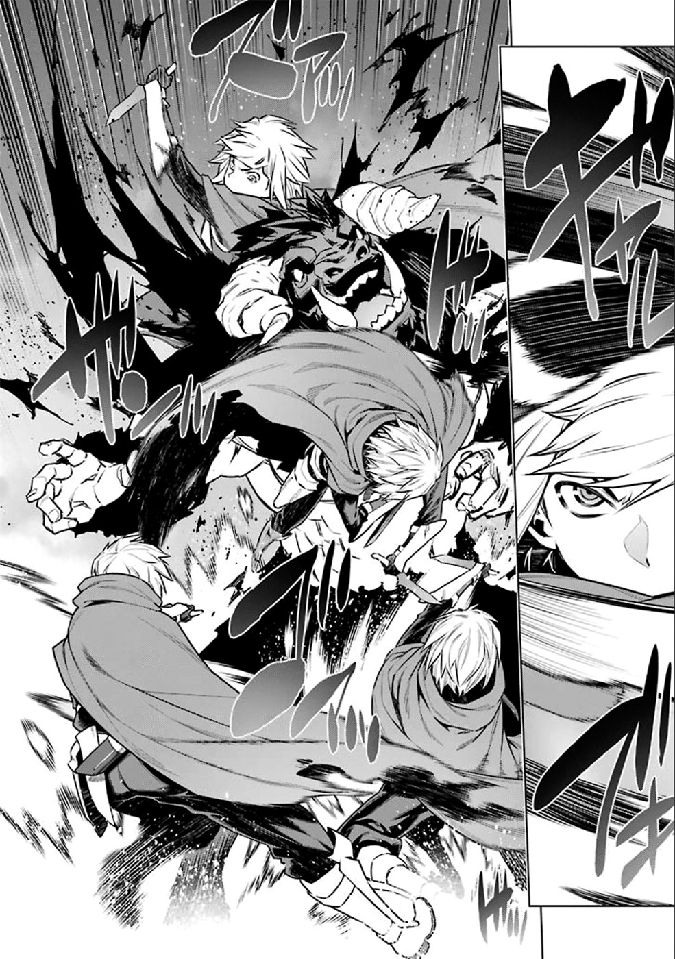 Dungeon ni Deai o Motomeru no wa Machigatte Iru Darou ka Chapter 65 page 6 - Chapter 65: Hero's Wild Dance