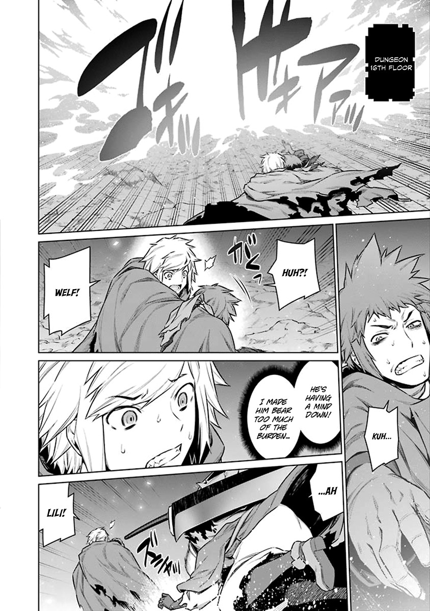 Dungeon ni Deai o Motomeru no wa Machigatte Iru Darou ka Chapter 66 page 6 - Chapter 66: Do or Die Spirit