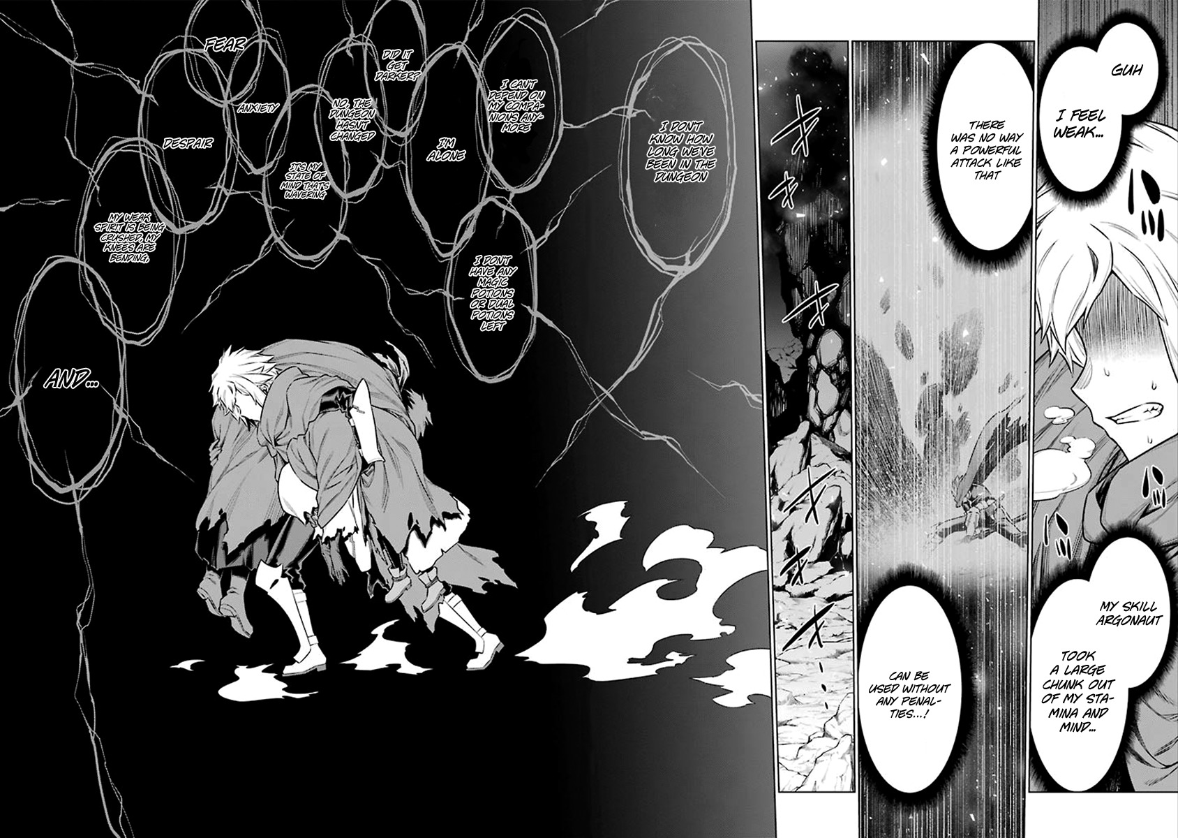 Dungeon ni Deai o Motomeru no wa Machigatte Iru Darou ka Chapter 66 page 8 - Chapter 66: Do or Die Spirit