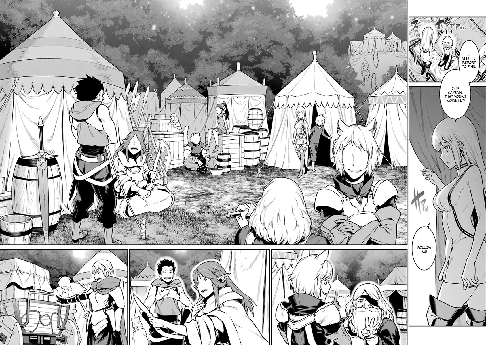 Dungeon ni Deai o Motomeru no wa Machigatte Iru Darou ka Chapter 67 page 14 - Chapter 67: The Place They Arrive At