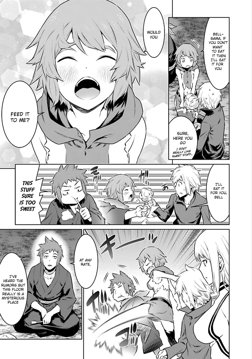 Dungeon ni Deai o Motomeru no wa Machigatte Iru Darou ka Chapter 68 page 16 - Chapter 68: Miraculous Encounter