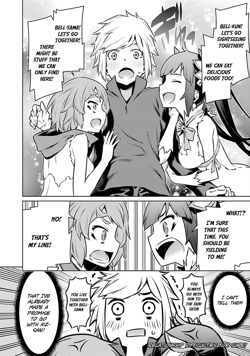 Dungeon ni Deai o Motomeru no wa Machigatte Iru Darou ka Chapter 69 page 17 - Chapter 69: Relationship Difficulties