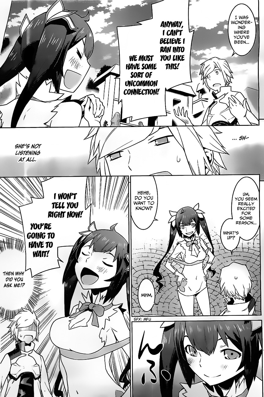 Dungeon ni Deai o Motomeru no wa Machigatte Iru Darou ka Chapter 7 page 15 - Chapter 7: The Festival, a Date and Looking for Someone