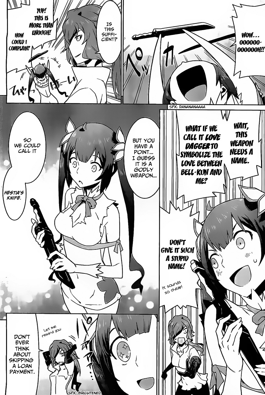Dungeon ni Deai o Motomeru no wa Machigatte Iru Darou ka Chapter 7 page 8 - Chapter 7: The Festival, a Date and Looking for Someone