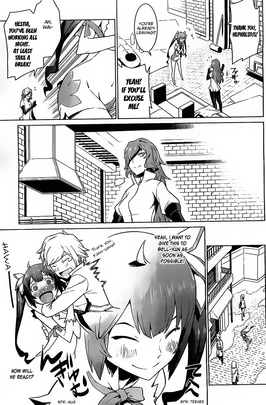 Dungeon ni Deai o Motomeru no wa Machigatte Iru Darou ka Chapter 7 page 9 - Chapter 7: The Festival, a Date and Looking for Someone