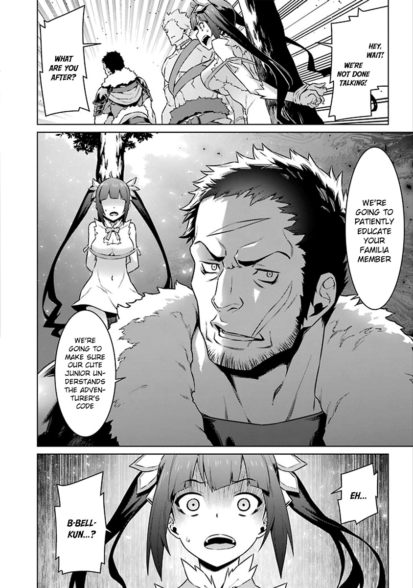 Dungeon ni Deai o Motomeru no wa Machigatte Iru Darou ka Chapter 74 page 14 - Chapter 74: Tested Resolve