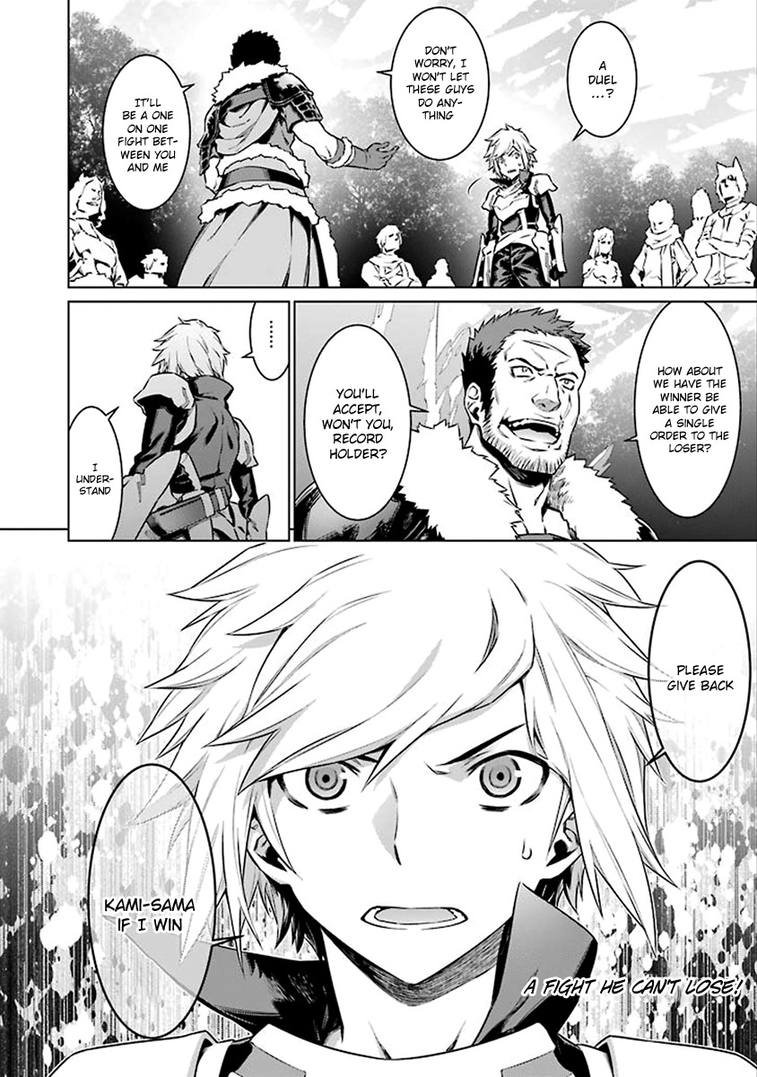 Dungeon ni Deai o Motomeru no wa Machigatte Iru Darou ka Chapter 74 page 20 - Chapter 74: Tested Resolve