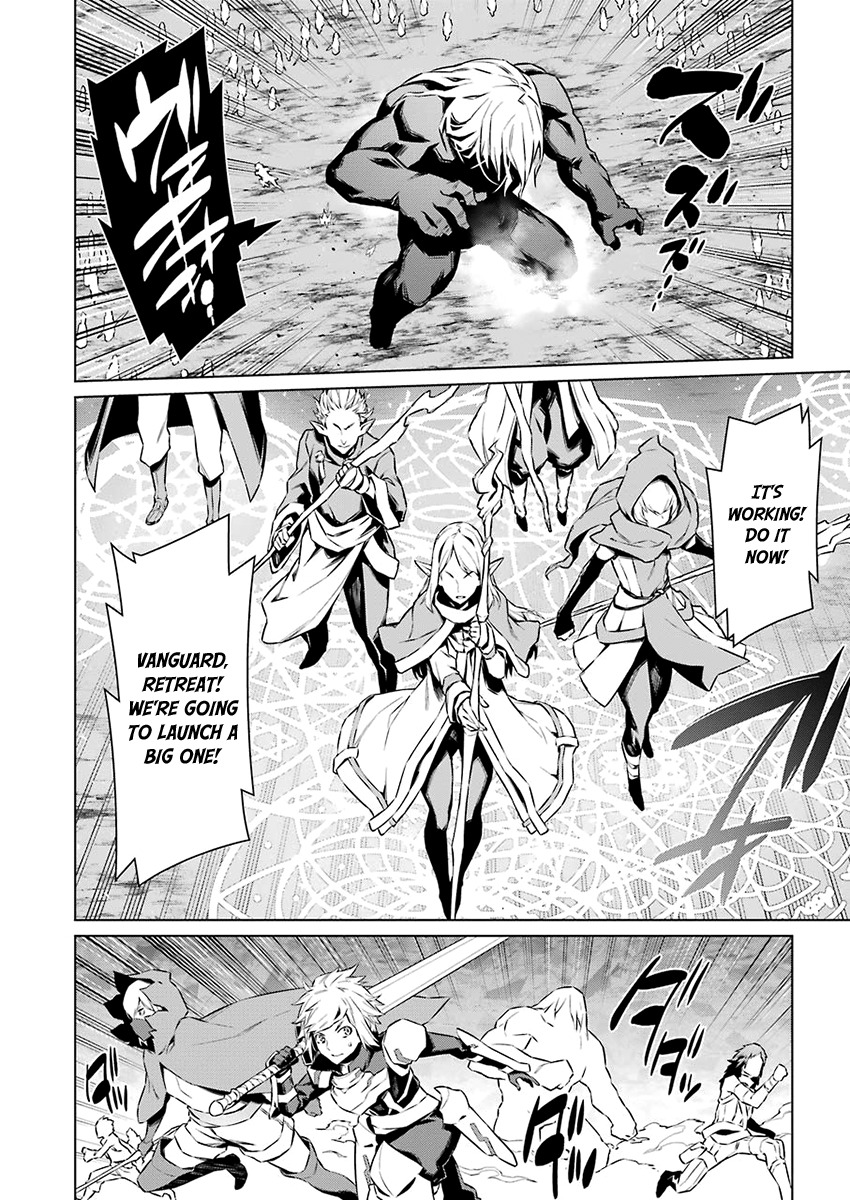 Dungeon ni Deai o Motomeru no wa Machigatte Iru Darou ka Chapter 79 page 14 - Chapter 79: All-Out Attack