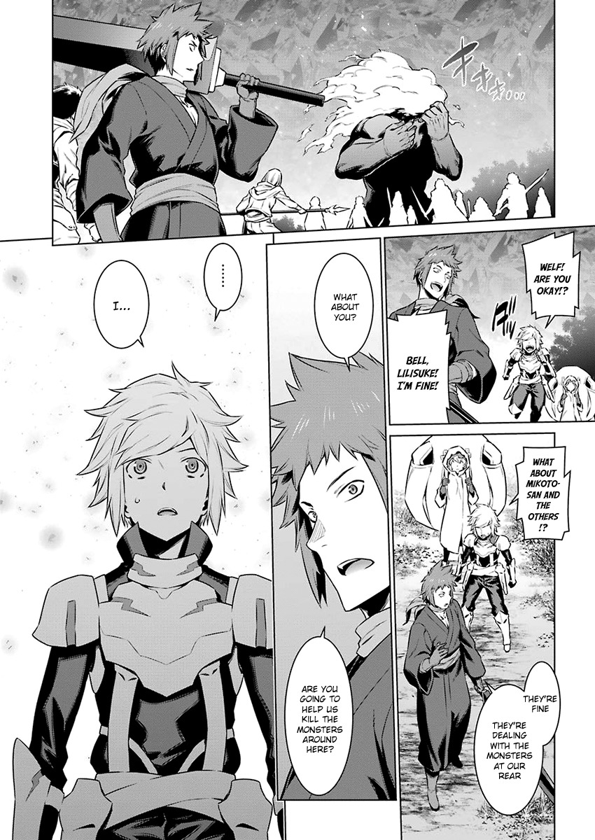 Dungeon ni Deai o Motomeru no wa Machigatte Iru Darou ka Chapter 79 page 8 - Chapter 79: All-Out Attack