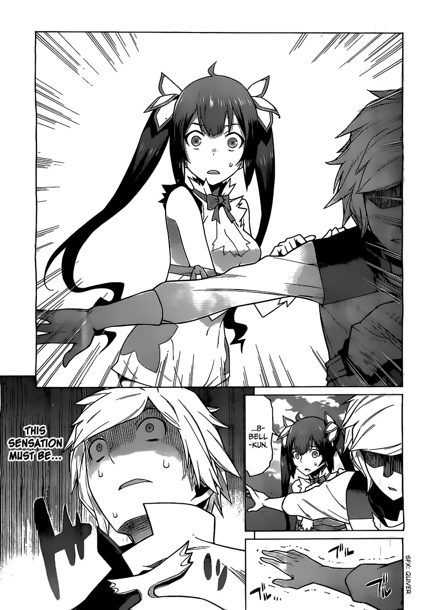 Dungeon ni Deai o Motomeru no wa Machigatte Iru Darou ka Chapter 8 page 12 - Chapter 8: Favor of the Goddess