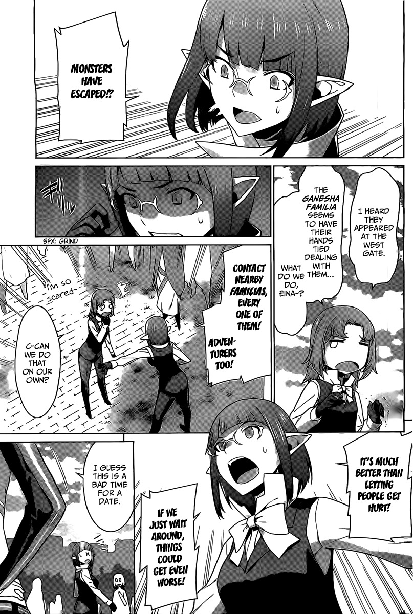 Dungeon ni Deai o Motomeru no wa Machigatte Iru Darou ka Chapter 8 page 16 - Chapter 8: Favor of the Goddess