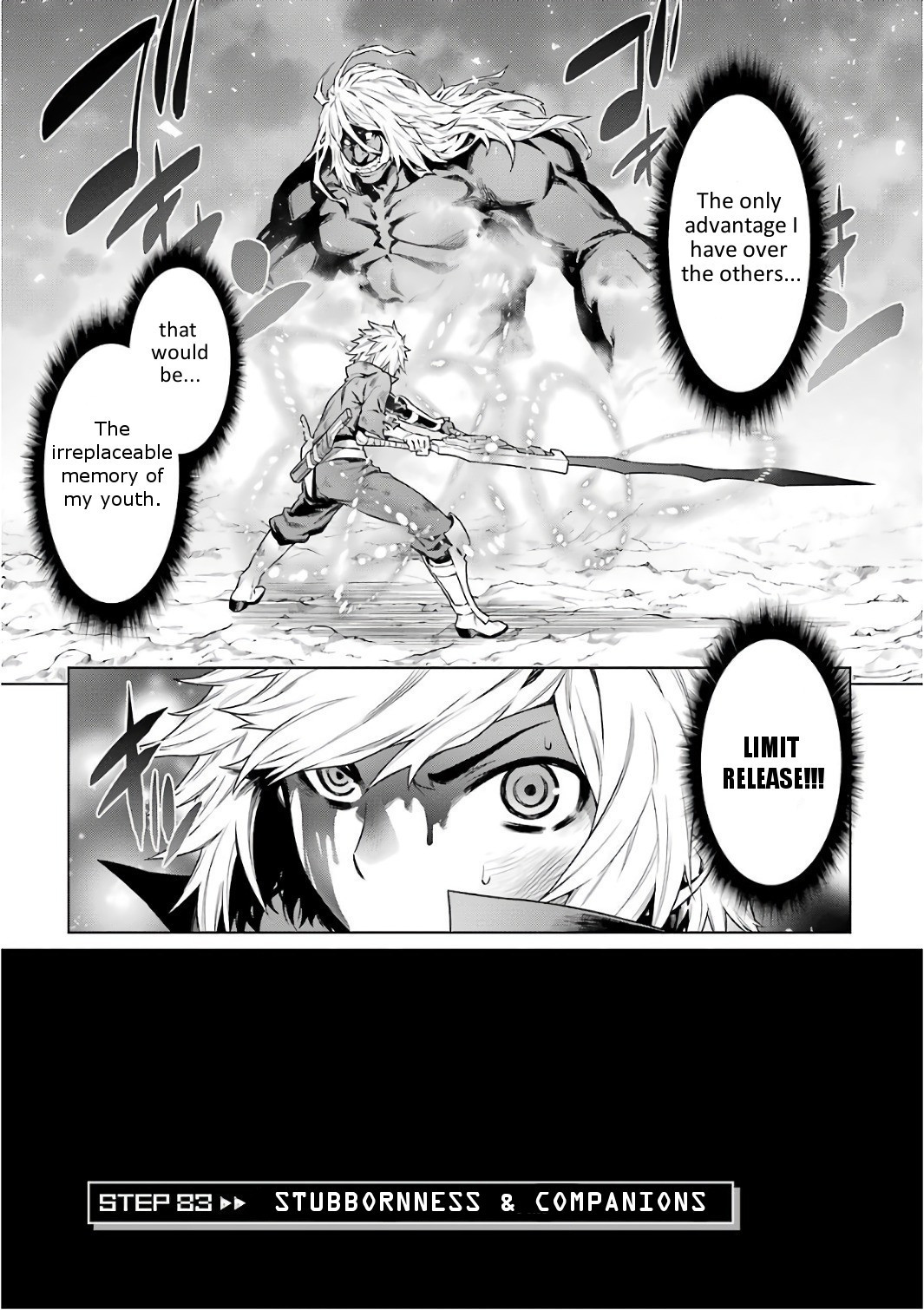 Dungeon ni Deai o Motomeru no wa Machigatte Iru Darou ka Chapter 83 page 1 - Chapter 83: Stubbornness & Companions