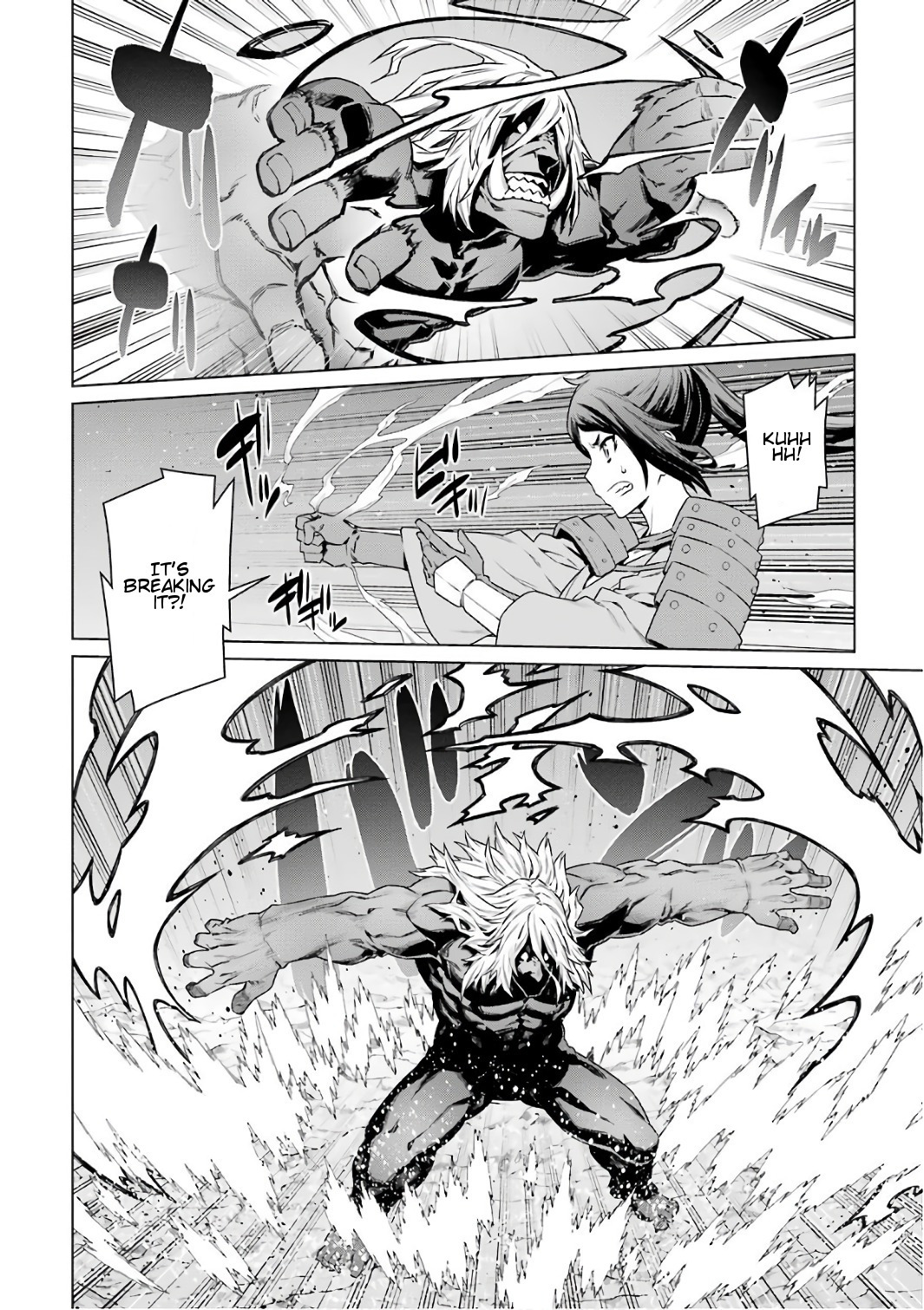 Dungeon ni Deai o Motomeru no wa Machigatte Iru Darou ka Chapter 84 page 2 - Chapter 84: The Hero's Strike