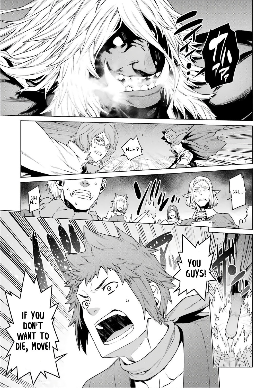 Dungeon ni Deai o Motomeru no wa Machigatte Iru Darou ka Chapter 84 page 3 - Chapter 84: The Hero's Strike