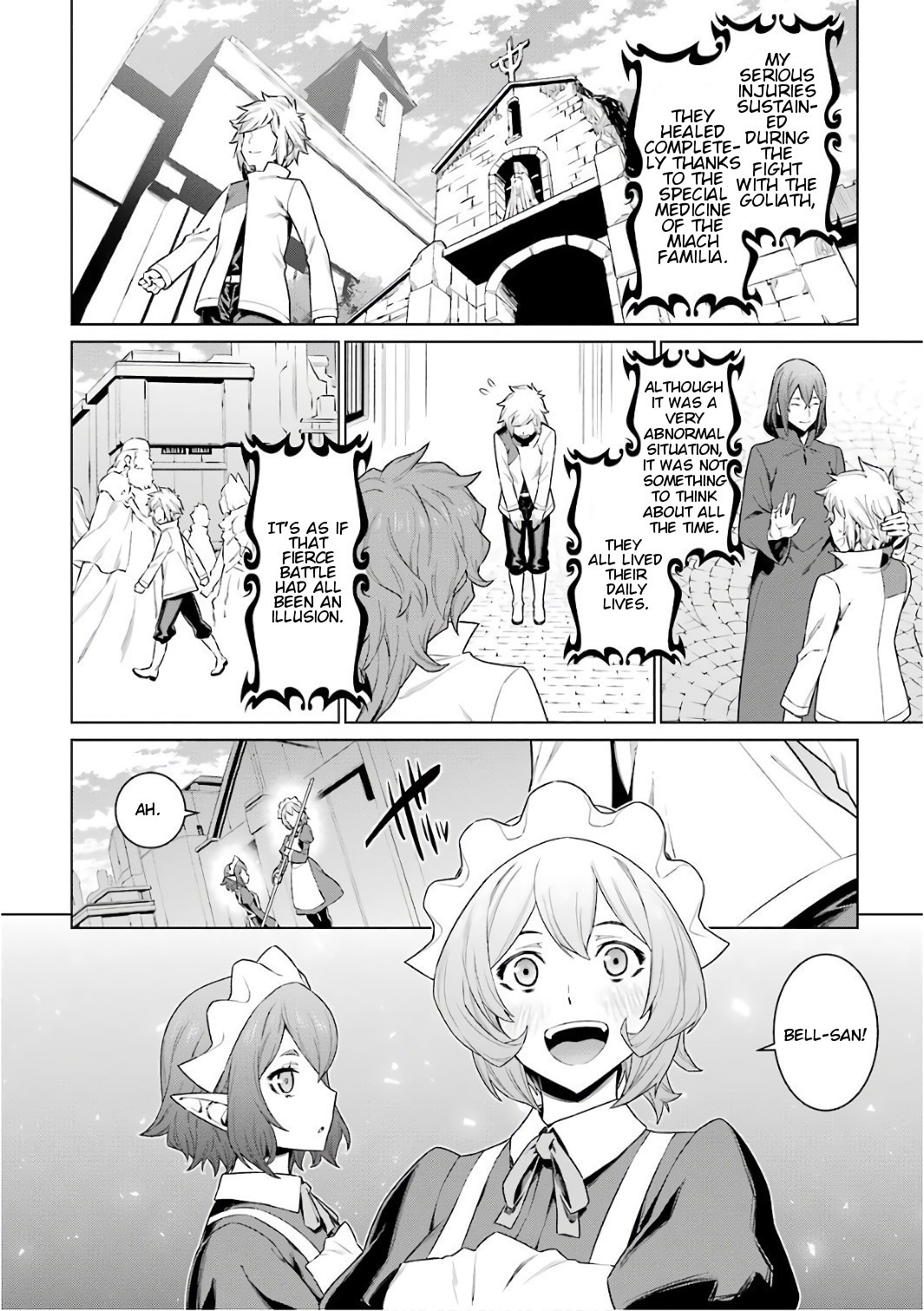 Dungeon ni Deai o Motomeru no wa Machigatte Iru Darou ka Chapter 85 page 10 - Chapter 85: Delight