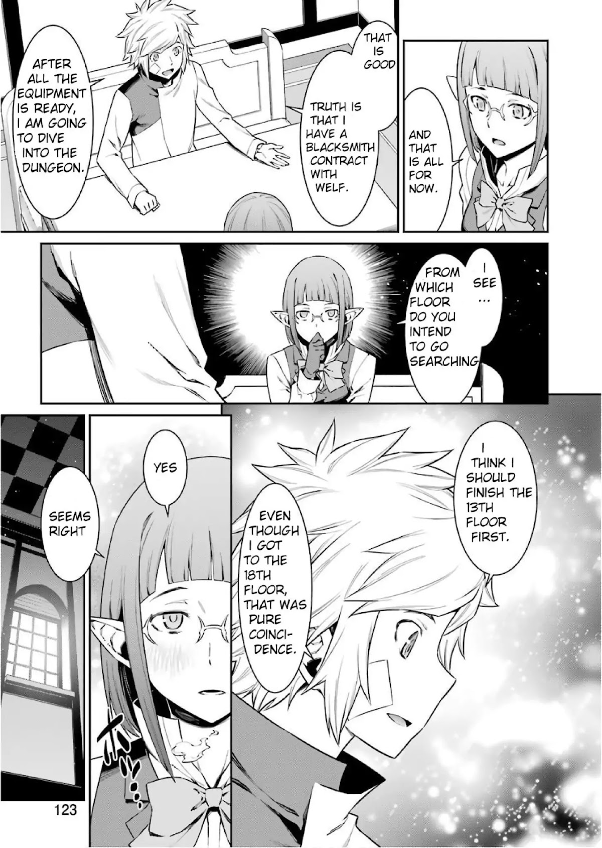 Dungeon ni Deai o Motomeru no wa Machigatte Iru Darou ka Chapter 87 page 10 - Chapter 87