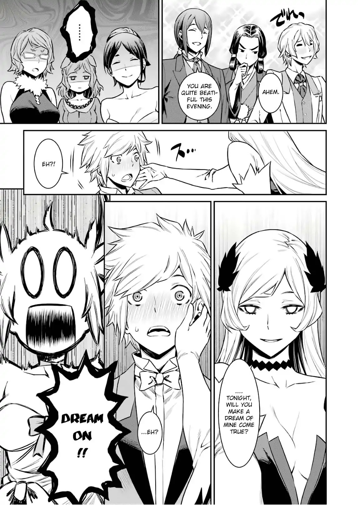 Dungeon ni Deai o Motomeru no wa Machigatte Iru Darou ka Chapter 88 page 12 - Chapter 88: STEP88: Party Night