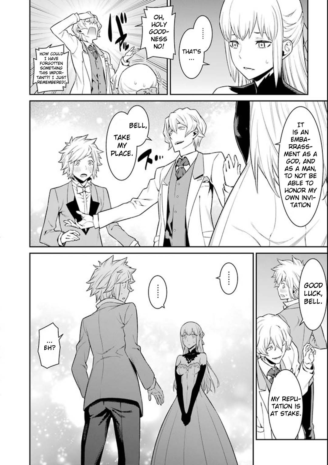 Dungeon ni Deai o Motomeru no wa Machigatte Iru Darou ka Chapter 89 page 12 - Chapter 89: Shall we dance? [END]