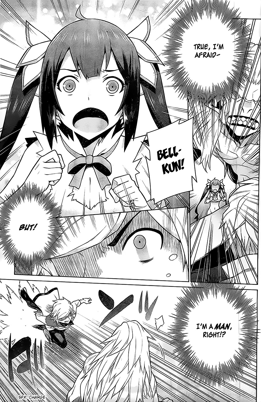Dungeon ni Deai o Motomeru no wa Machigatte Iru Darou ka Chapter 9 page 14 - Chapter 9: All the Courage