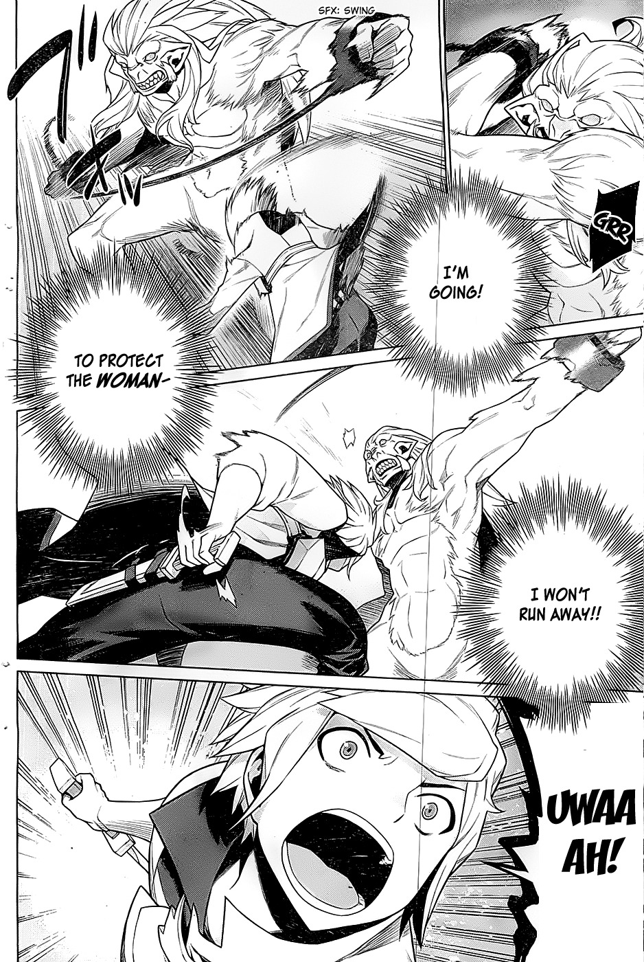 Dungeon ni Deai o Motomeru no wa Machigatte Iru Darou ka Chapter 9 page 15 - Chapter 9: All the Courage