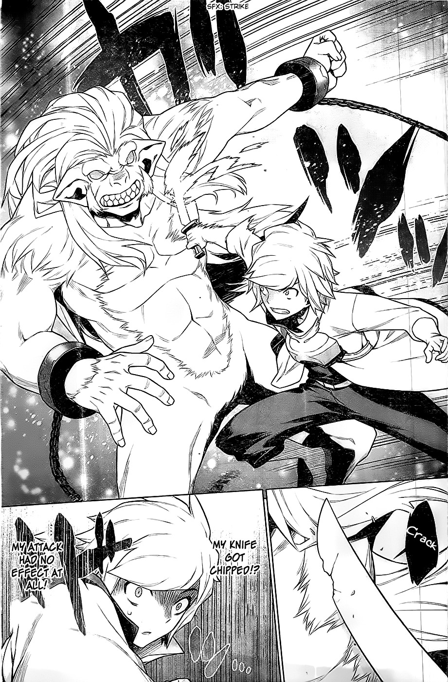 Dungeon ni Deai o Motomeru no wa Machigatte Iru Darou ka Chapter 9 page 16 - Chapter 9: All the Courage